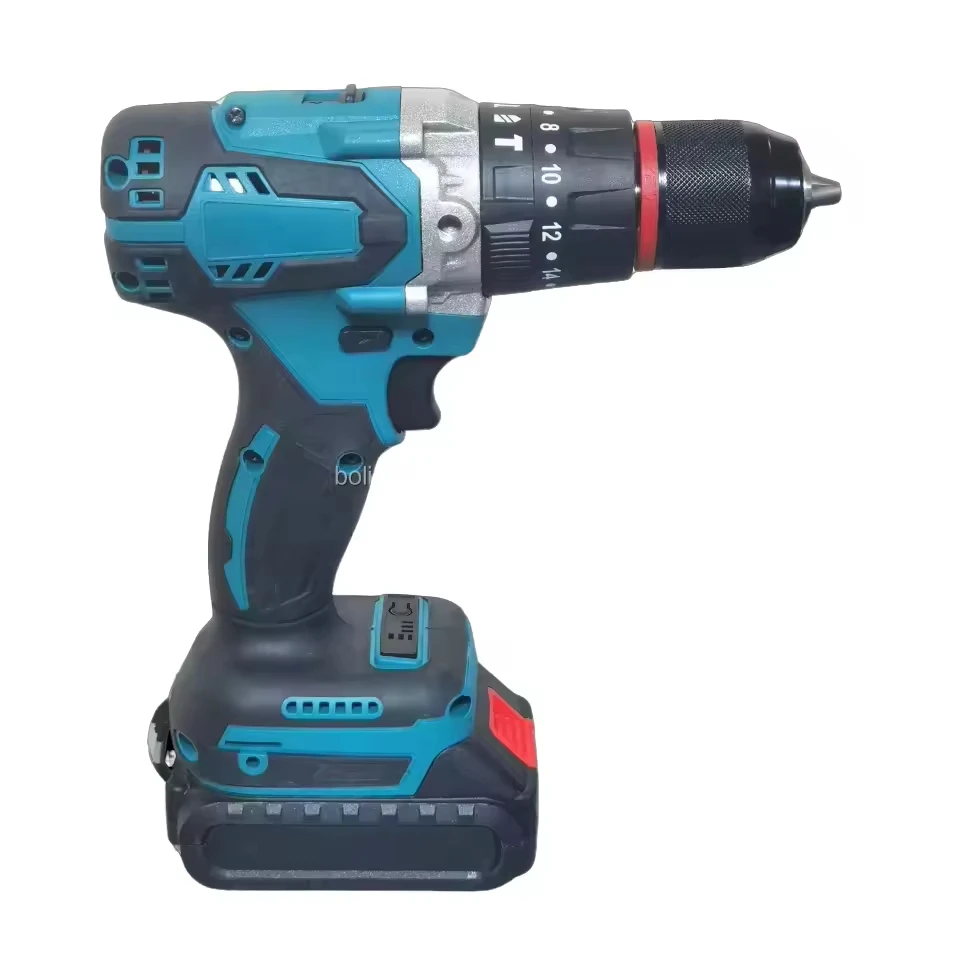 

21V Brushless Cordless Electric Drill 13mm Variable Speed 1.3AH Lithium Battery OEM Customizable 1 Year Warranty For Wood