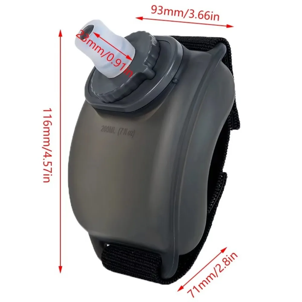 200 مللي زجاجة مياه صغيرة للمعصم سيليكون قارورة ناعمة حقيبة تخزين المعصم حامل غلاية حزمة الترطيب المحمولة الجديدة #2