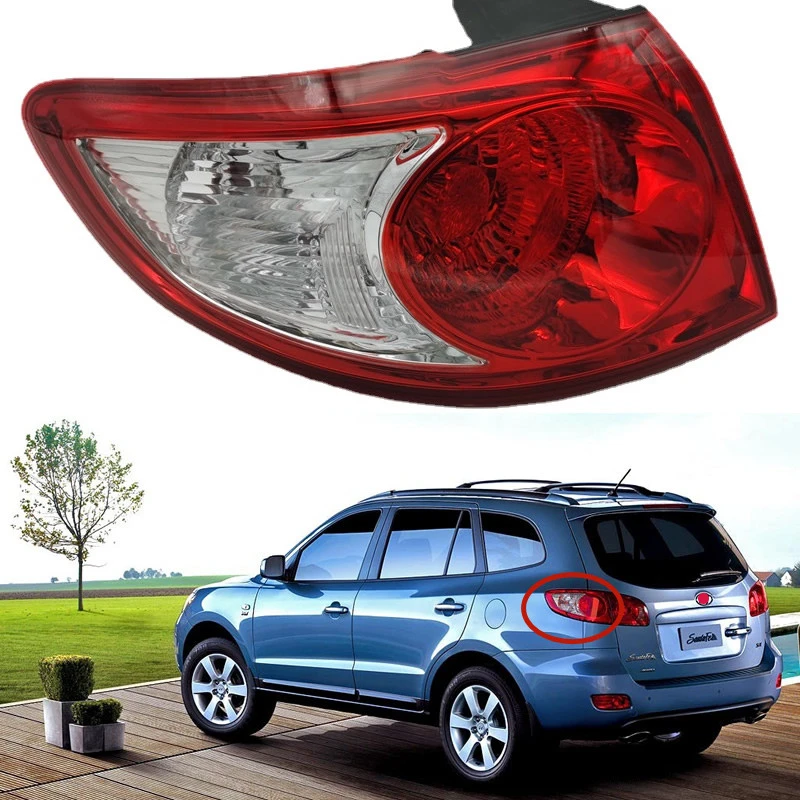 

For Hyundai Santafe 2.7 2006 07 2008 2009 Car Accessories Rear Outside Tail Light Assembly Brakel lamp Parking Lights Rear lamp