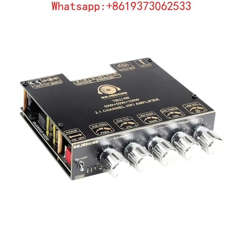 

Плата аудиоусилителя Bluetooth, ZK-TB21 2.1CH 50W TB21 PRO 2.1-канальная 5.2-канальная стерео Bluetooth-плата усилителя 50W+50W+100W7827