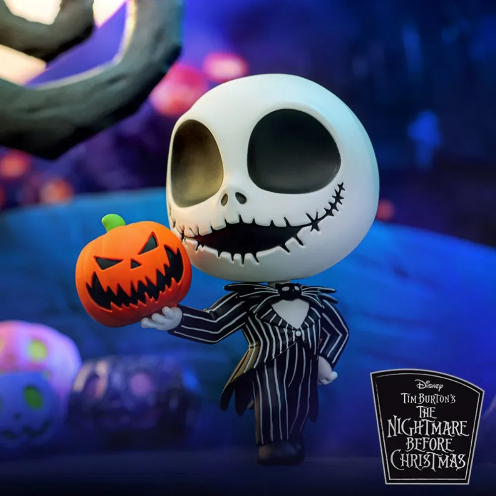 ألعاب ساخنة شخصيات الهالوين سالي جاك سكيلينجتون كوسبيابي (S) الكابوس قبل عيد الميلاد مجموعة واحدة هدية لعبة صغيرة قابلة للجمع