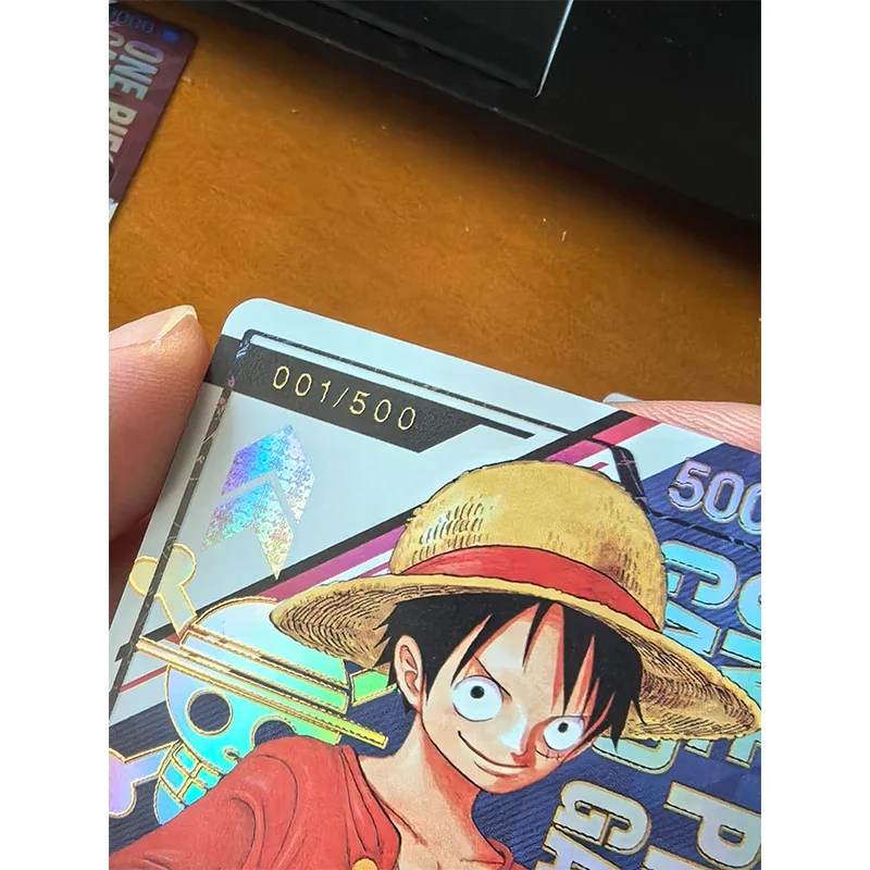 ONE PIECE Anime Characters Monkey D. Luffy Miss Allsunday DIY Homemade Collection Card Christmas Birthday Gift Toys