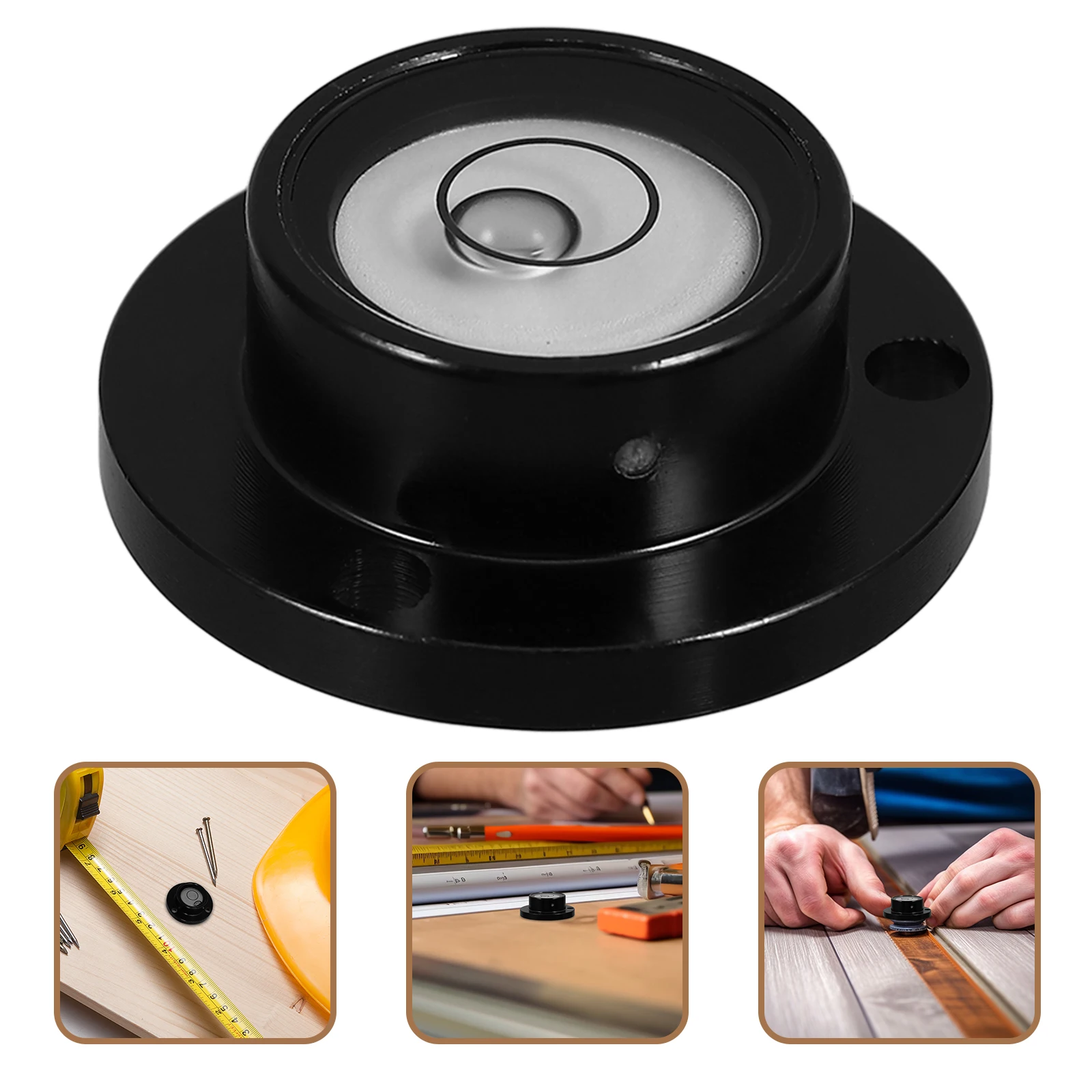 Mini Level Bubble Tool Camper Measuring Round for Precision Leveling Circular Levels System