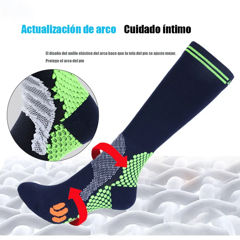 1/3 Pairs 20-30 Mmhg Dropship Compression Socks Varicose Veins Men Women Socks For Running Cycling,Football Soccer Stockings