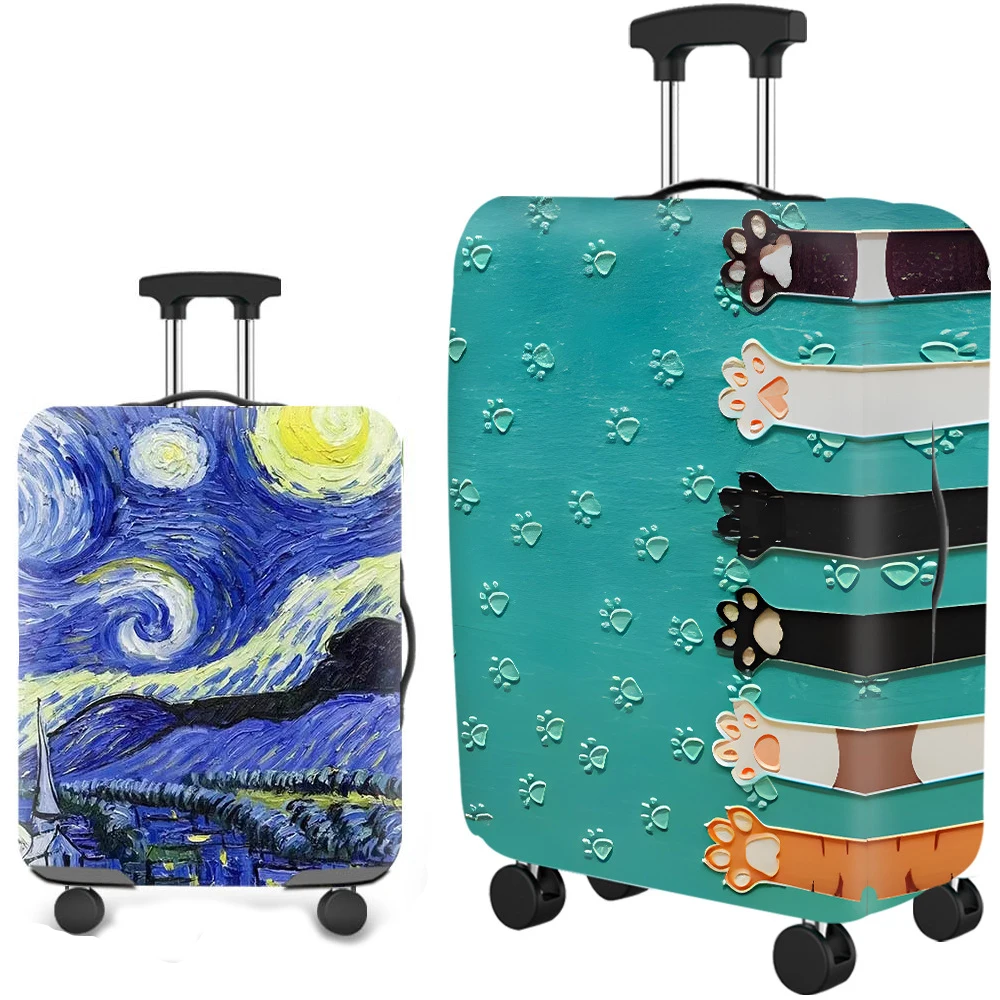 Top Selling Travel Suitcase Protector Cover Elastic Protective Washable Luggage Cover With Concealed Zipper For 18-32 Inch