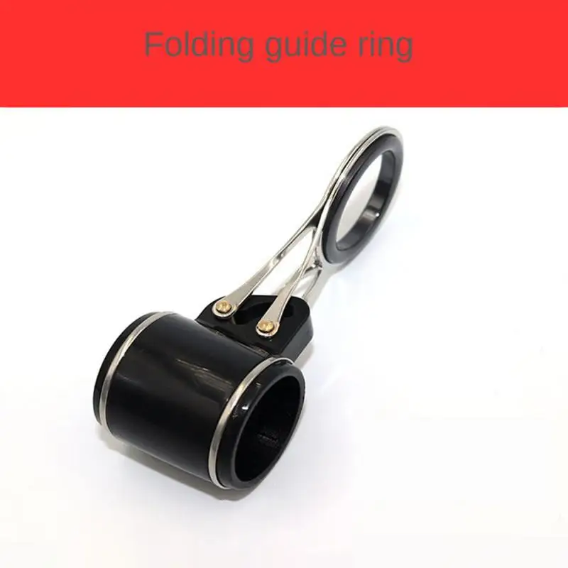 حلقة توجيه مغناطيسية من الفولاذ المقاوم للصدأ ، دليل العين القابل للطي ، سلك طويل الصب ، قضيب بحري مُعدّل تصليح ذاتي الصنع ، صنارة صيد مرساة