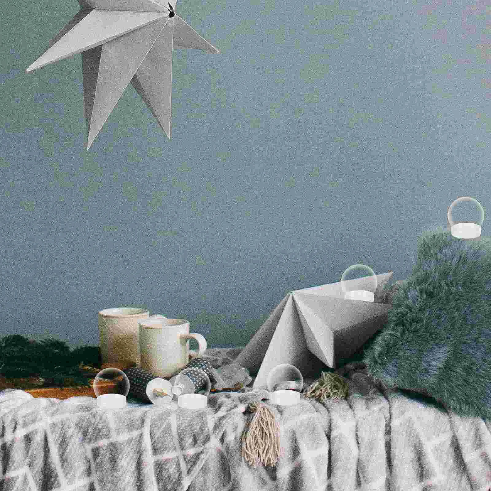 Kit de plástico de globo de nieve DIY, globos de agua redondos, forma de bola reutilizable transparente para niños