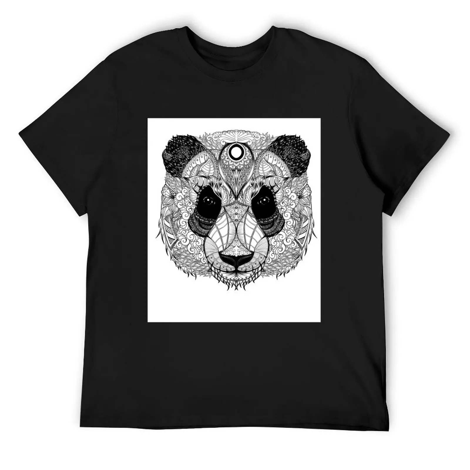 

The Panda' artwork T-Shirt oversized luxury designer anime figures customizeds mens designer t shirt