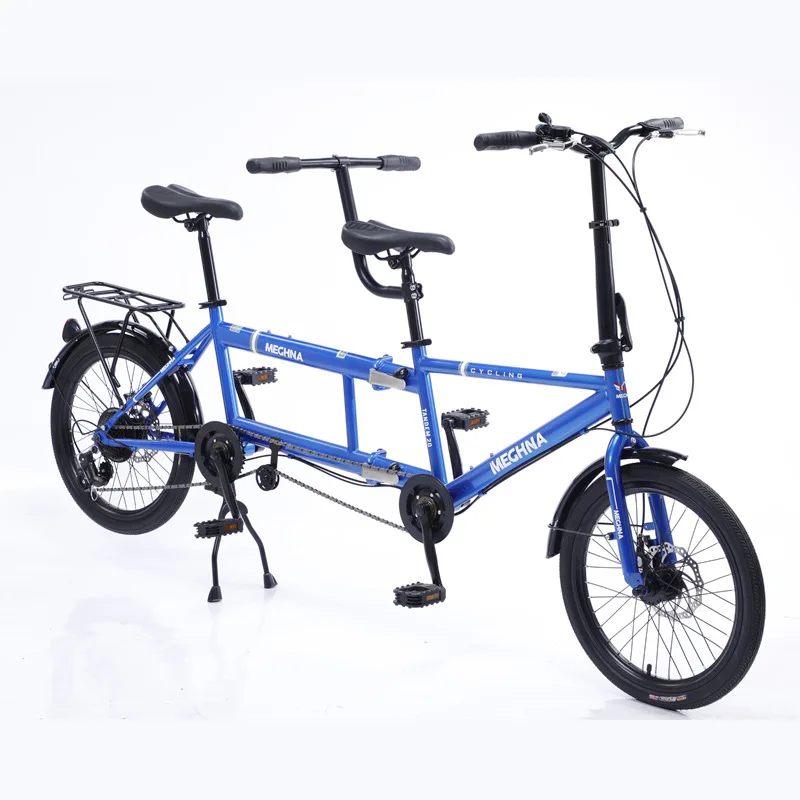 

Double Rider Mountain Bike, Folding Variable Speed, Parent Child Bike, Lover Bicycle, 20 Inch, 7 Speed