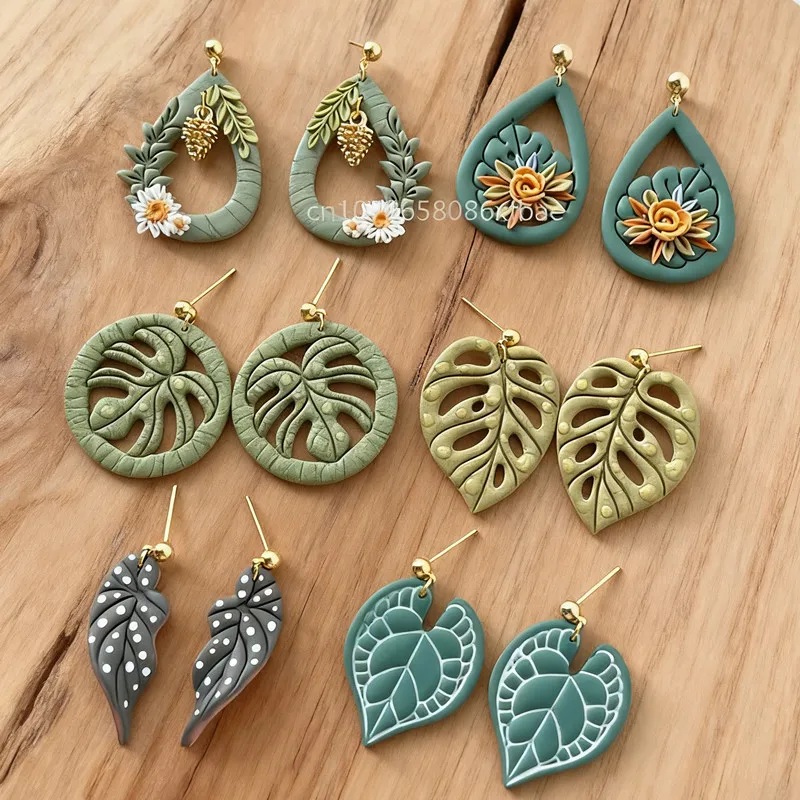Tropical Leaf Clay Cutter Set 2