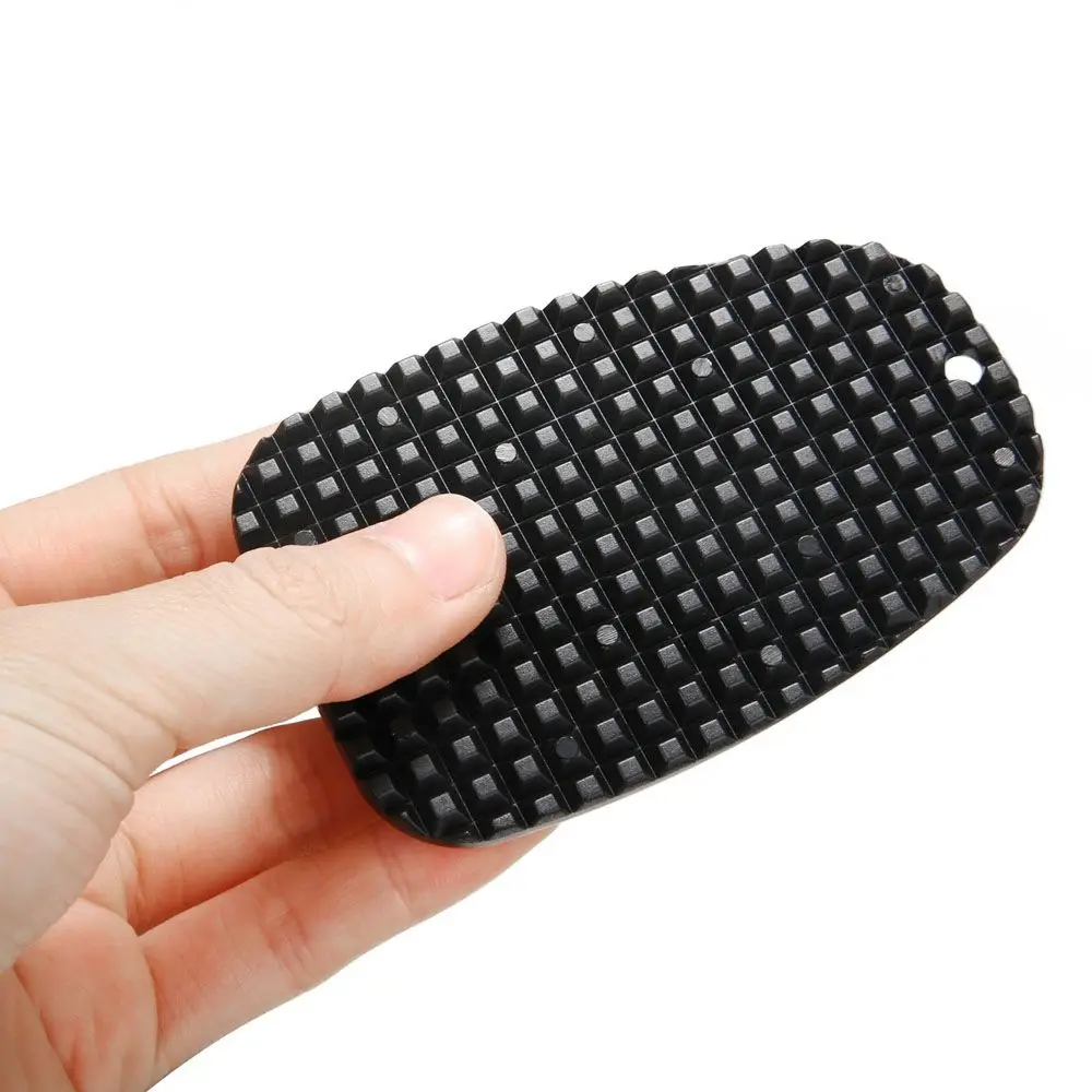 Plastic Black Foot Pad Non-slip Plate Extension Support Motorcycle Accessories Kickstand Motorcycle kickstand Pad Stand