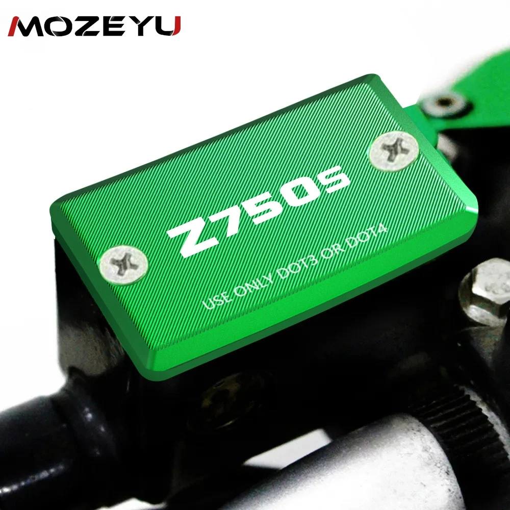 Z750S Accessories Motorcycle CNC Front Brake Fluid Reservoir Oil Cup Cap Master Cylinder Cover FOR KAWASAKI Z750S 2005-2006