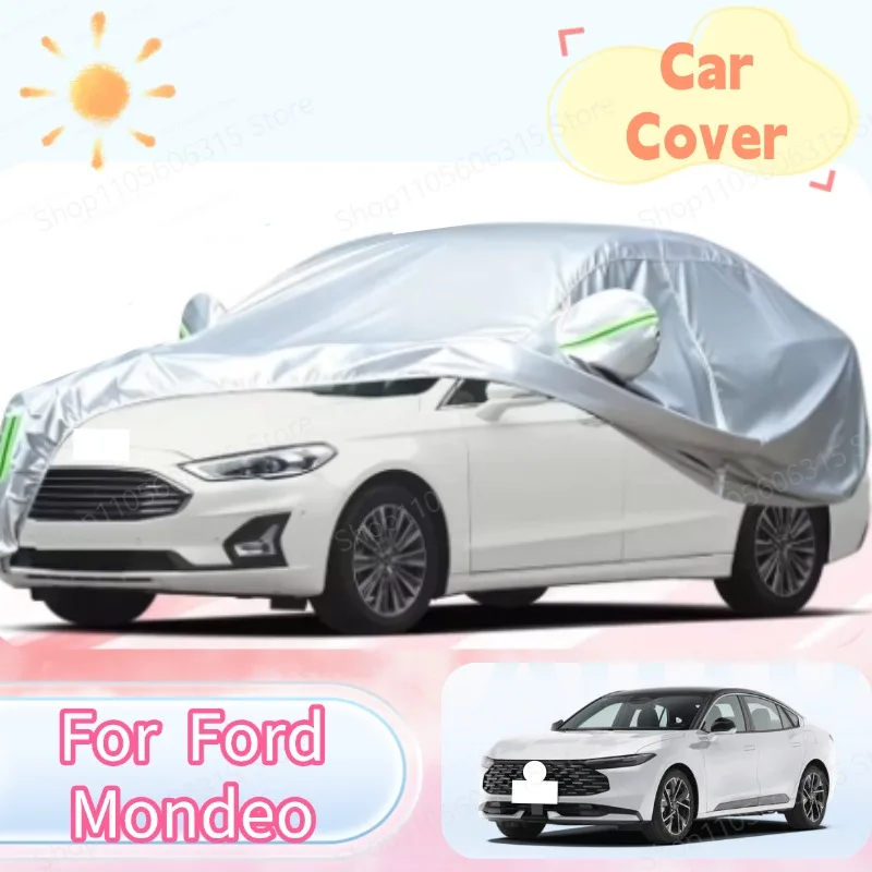 Car Cover Custom For 2018-2026 Ford Mondeo Windproof Strap Single Bands for Snow Rain Dust Hail Protection Waterproof
