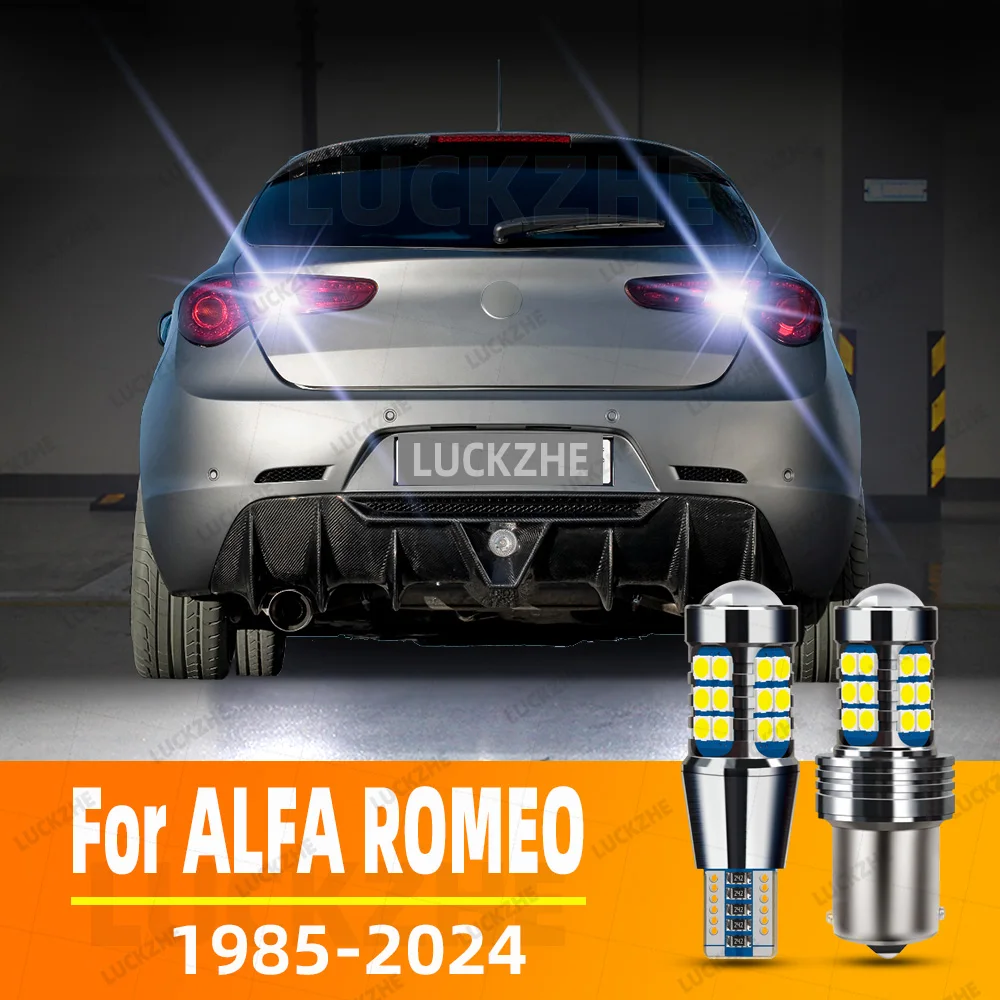 

2Pcs Car Led Reverse Bulb For ALFA ROMEO 4C 75 Brera Giulia Giulietta GT GTV Mito Spider Stelvio Backup Back Up Light 1985-2024