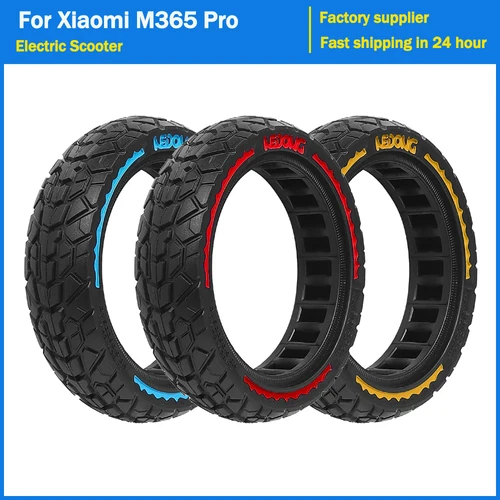 Imagen 1 del producto Neumáticos sólidos de 8 1/2x2 de 8,5 pulgadas para patinete eléctrico Xiaomi M365 Pro 1S Pro2 Mi3, resistente al desgaste, todoterreno, a prueba de pinchazos, 8,5x2,0
