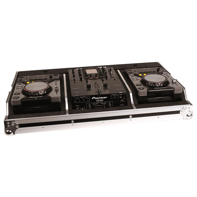 Flight Case For 2x Pioneer CDJ-400 & 1x 10