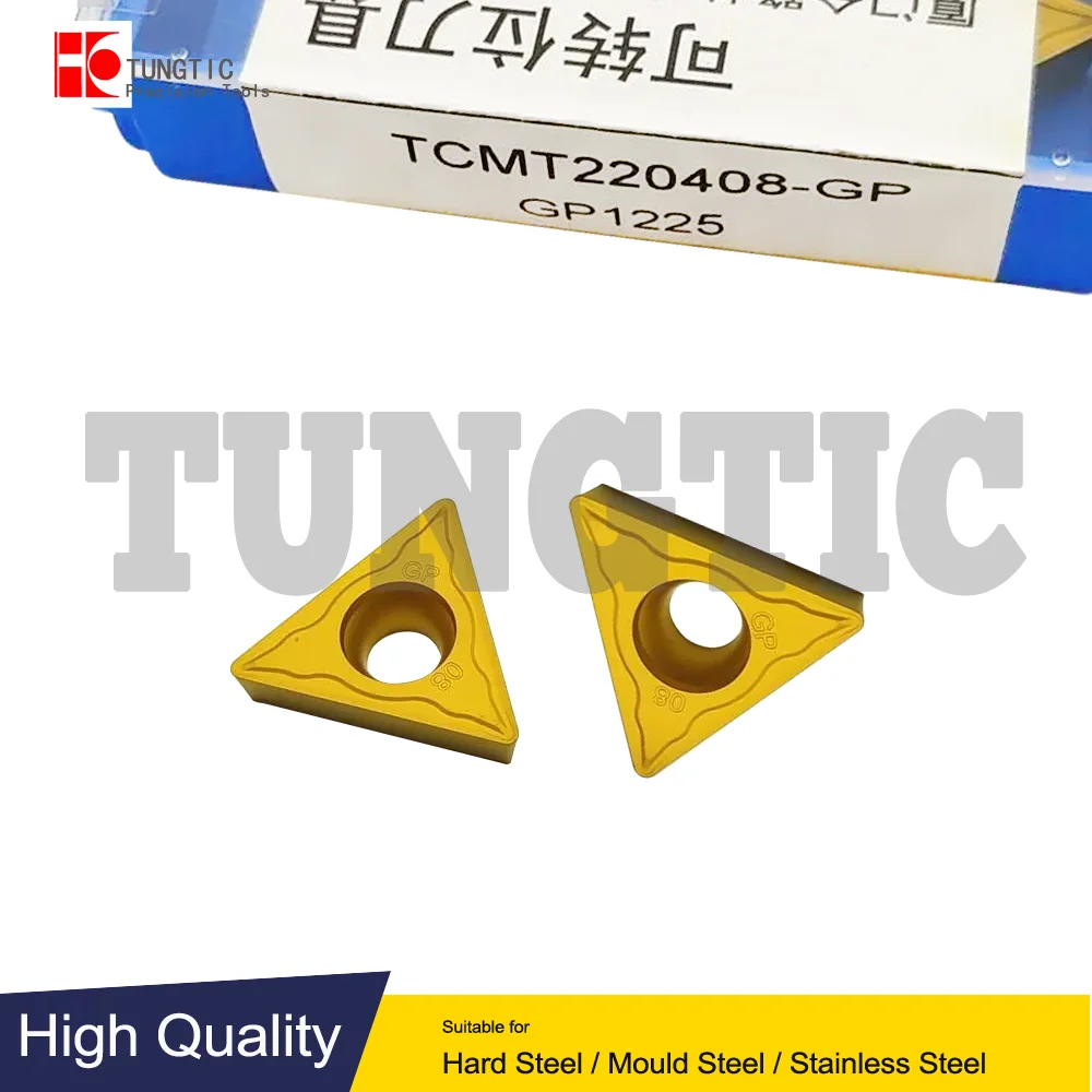 TCMT220408-GP GP1225 CNC Metal Turning Cutter Lathe Tools Inserts For Processing Steel Parts Machining Metal