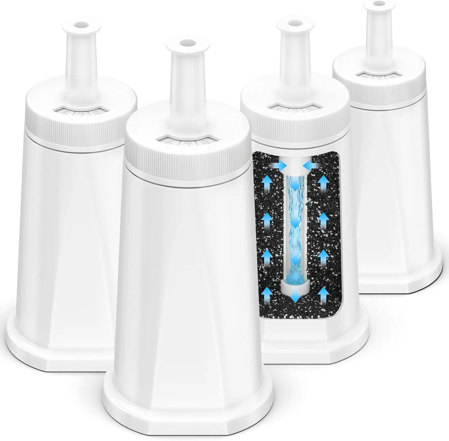 

Water Filter for Breville Barista Touch Espresso Machine BES880 BES881, Barista Pro BES878, Oracle Touch BES990, Oracle BES980