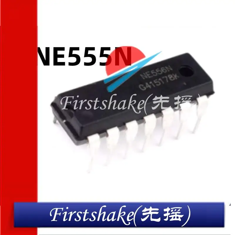 10Pcs NE555P NE555DR NE556N NE556DR Timing/timer Programming Oscillator IC Chip