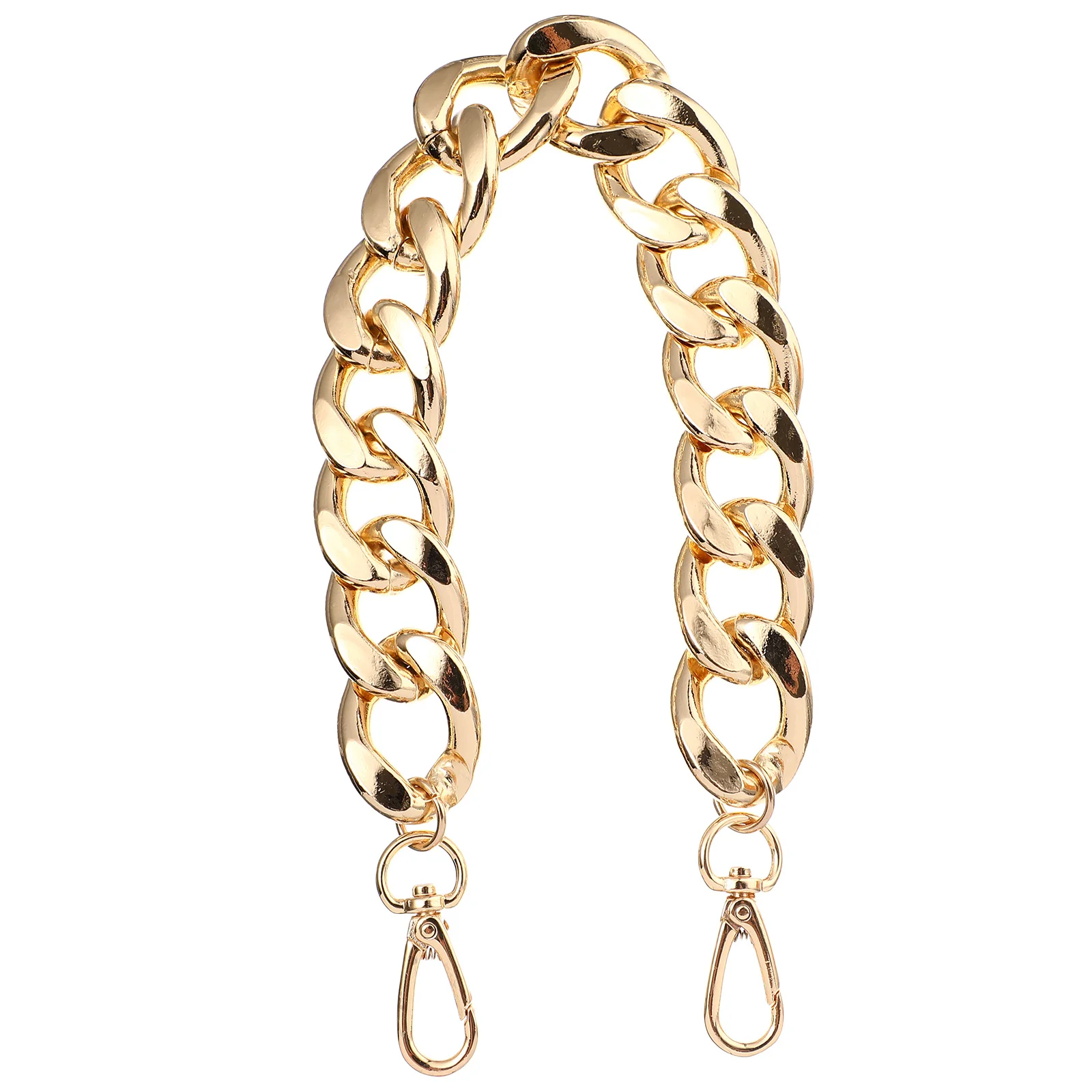 

Metal Bag Chain for Women Stylish Alloy Handbag Strap Removable Durable Chain Tote Purse Clutch Bags Accessories