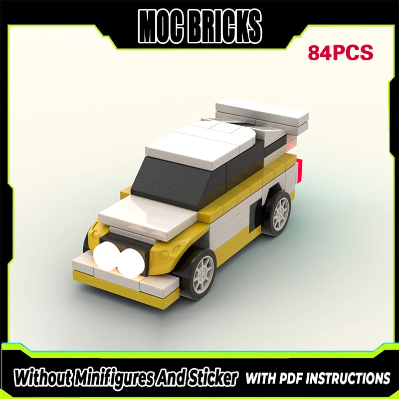 

Speed Racing Car Model MOC Building Bricks S1 Rally Racing Car Modular Technology Gifts Holiday Assemble Children Toys Suit