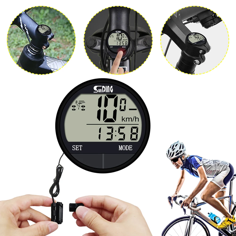AliExpress APWIKOGER Bike Computer Bicycle Speedometer Cycling Odometer Bike Odometer for Road Bike MTB for Men Women Teens Bikers Outdoor Cycling