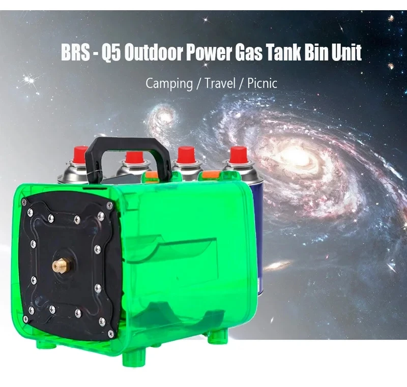 BRS Outdoor Reise-Camping-Picknick Energie-Speicher 4-in-1-Ausgang Gaspropan-Tank Zentraleinheit Behälter Flaschenkoffer BRS-Q5 – Detail 9