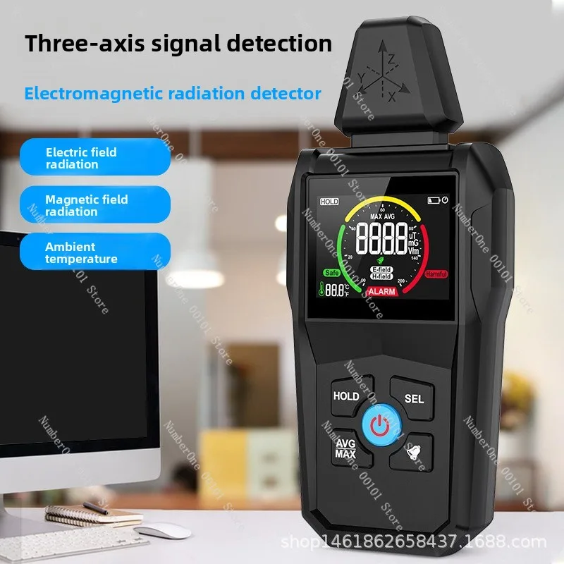 EMF01 High Precision Electromagnetic Radiation Detector EMF Meter for Measuring Electromagnetic Waves