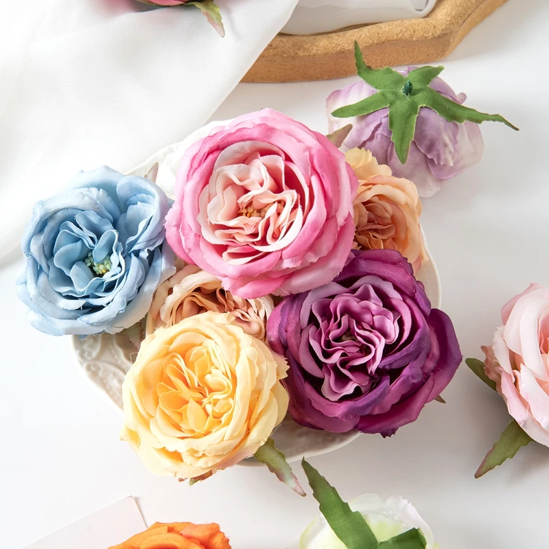 10/20Pcs Seide Pfingstrose Künstliche Blumen Wand Home Room Party Hochzeit Decor Zubehör Outdoor Garten Festival Kranz Sammelalbum