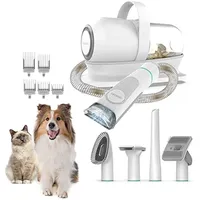Neakasa By Neabot P1 Pro Pet Grooming Kit & Vacuum Suction 99% Pet Hair, Dog Grooming Kit with 5 Professional Grooming