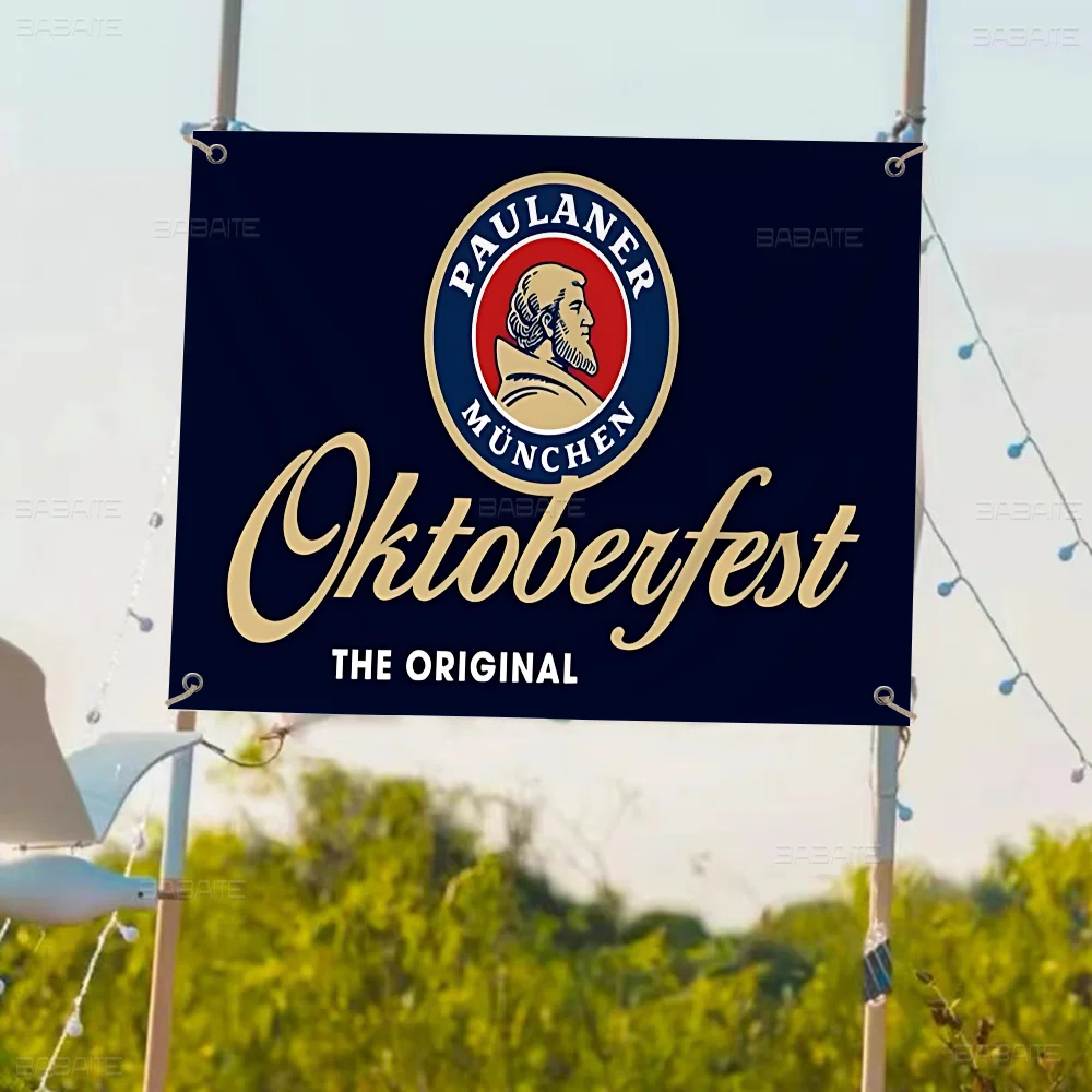 لافتة ديكور داخلي للديكور الداخلي من German Beer Paulaners ريترو متعددة الاختيارات