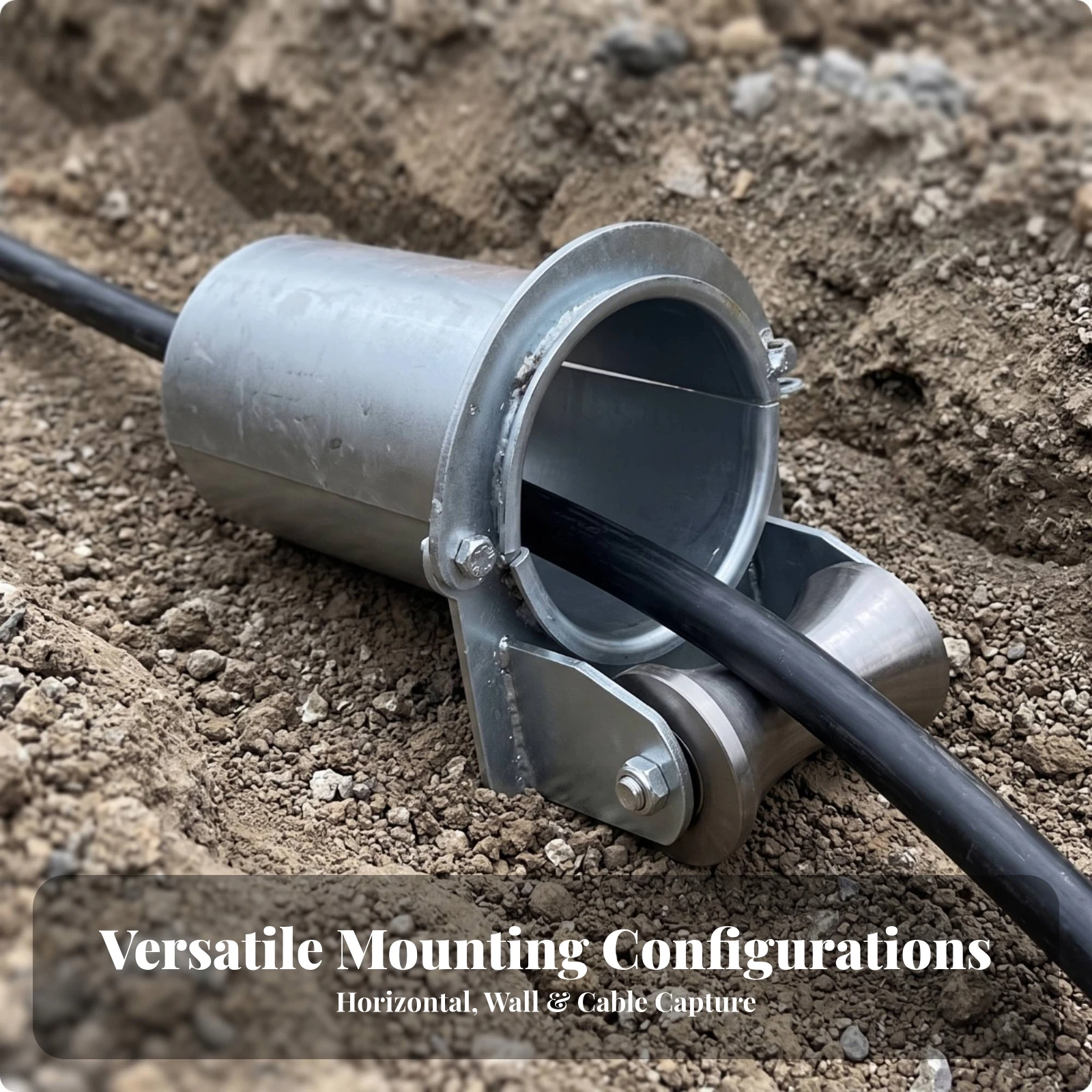 Cable Pulley with Mounting Bracket Heavy Duty Wire Rope Guide Pulley Guide Wheel with Roller Low-Maintenance Hardware Rugged view 3