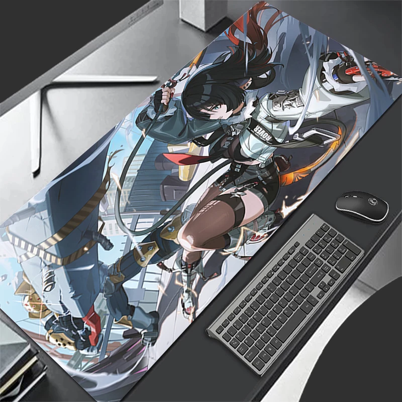 Alas Mouse HD Pola Alas Mouse Alas Meja Z-zenless Zone Zero Jane Doe Alas Keyboard Gaming Komputer Alas Karet Anti Selip Alas Mouse