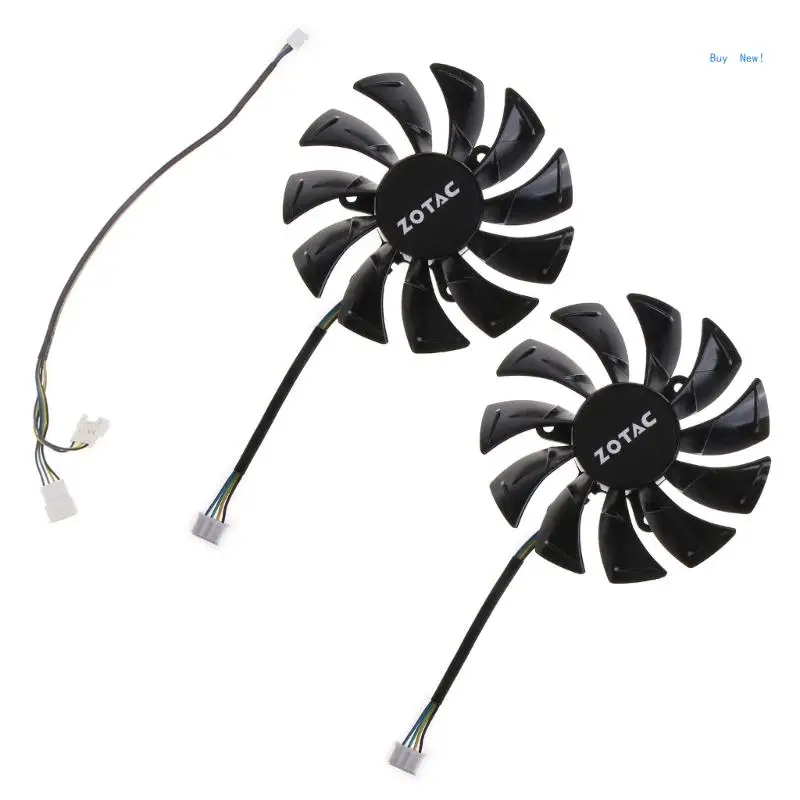 1PC 88mm GA92S2U DC12V 4Pin Graphics Card Cooler Fan for ZOTAC GeForce RTX 3060TI 3070 3080 3090 X-GAMING OC Video Card