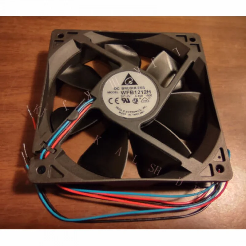 

N NEW for Better quality Fan 120mm 12VDC 3wire Delta WFB1212H brushless 25mm thck