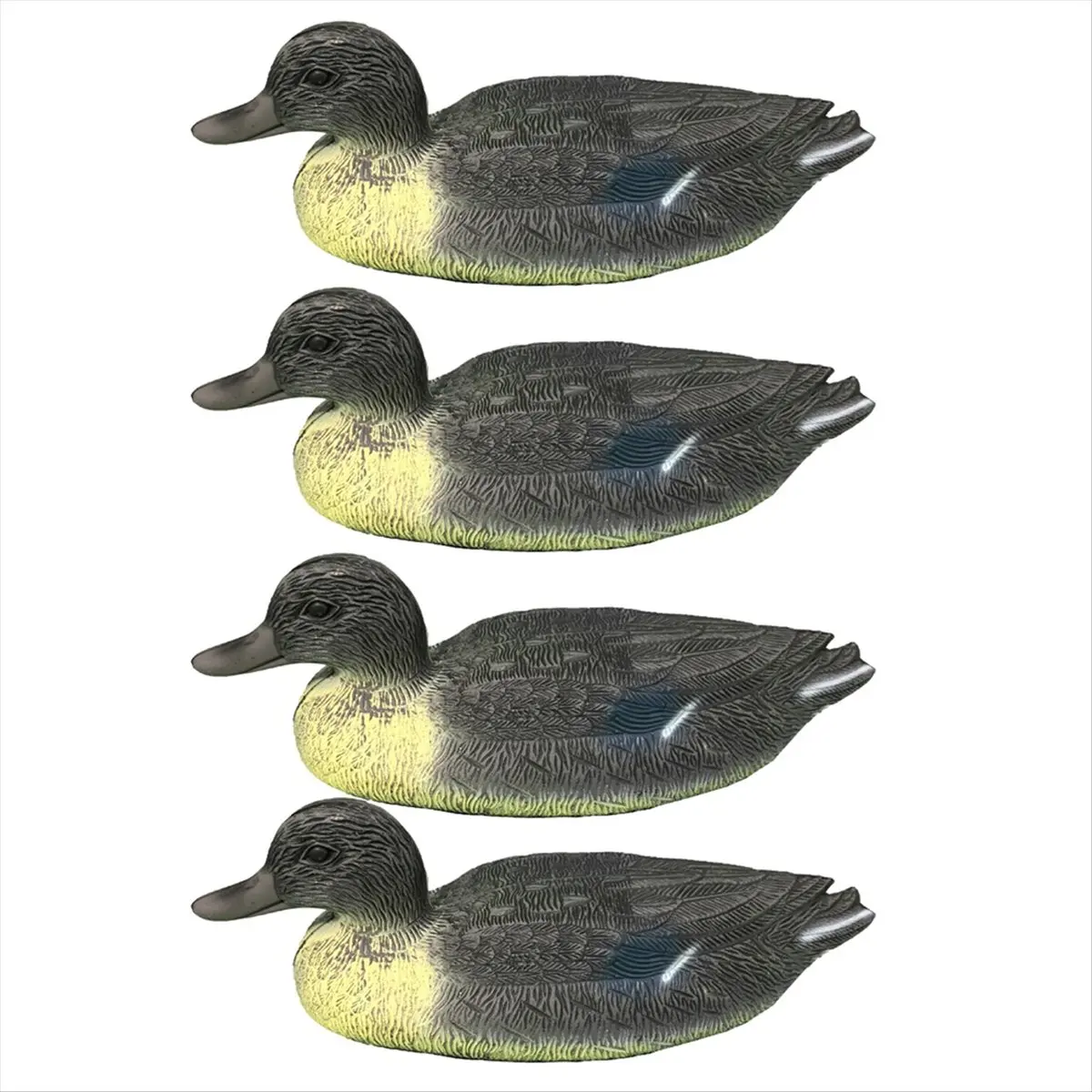 T22C 4Pcs Simulated Duck Outdoor Garden Courtyard Decoration Float on the Water Hunting Realistic Bird No Base