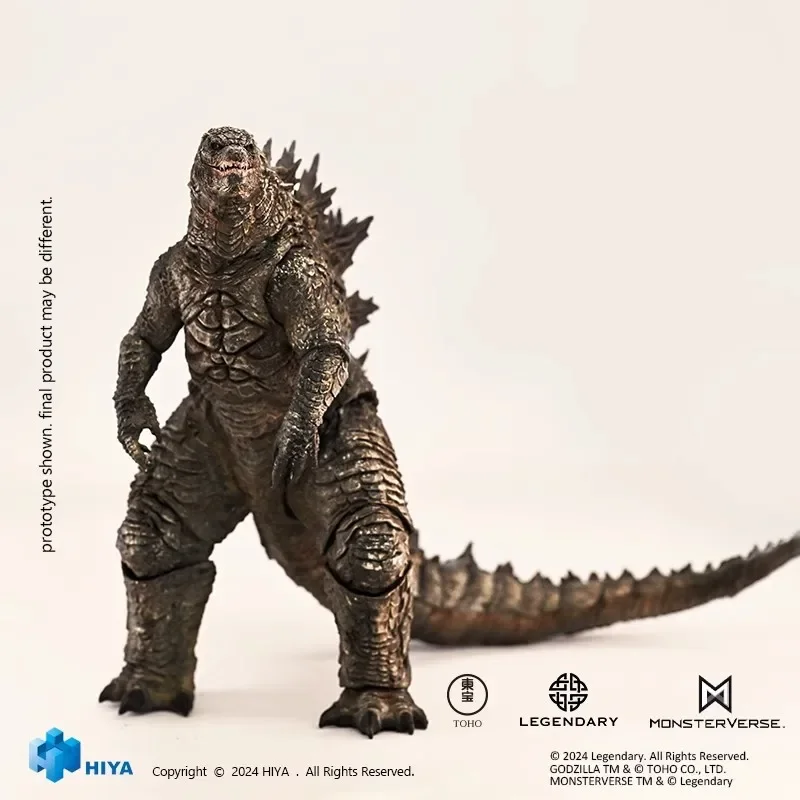 Original Hiya Godzilla vs Kong: The New Empire Action Figure 2024 New Item Godzilla and Kong Colelctible Children Toys Free Gift