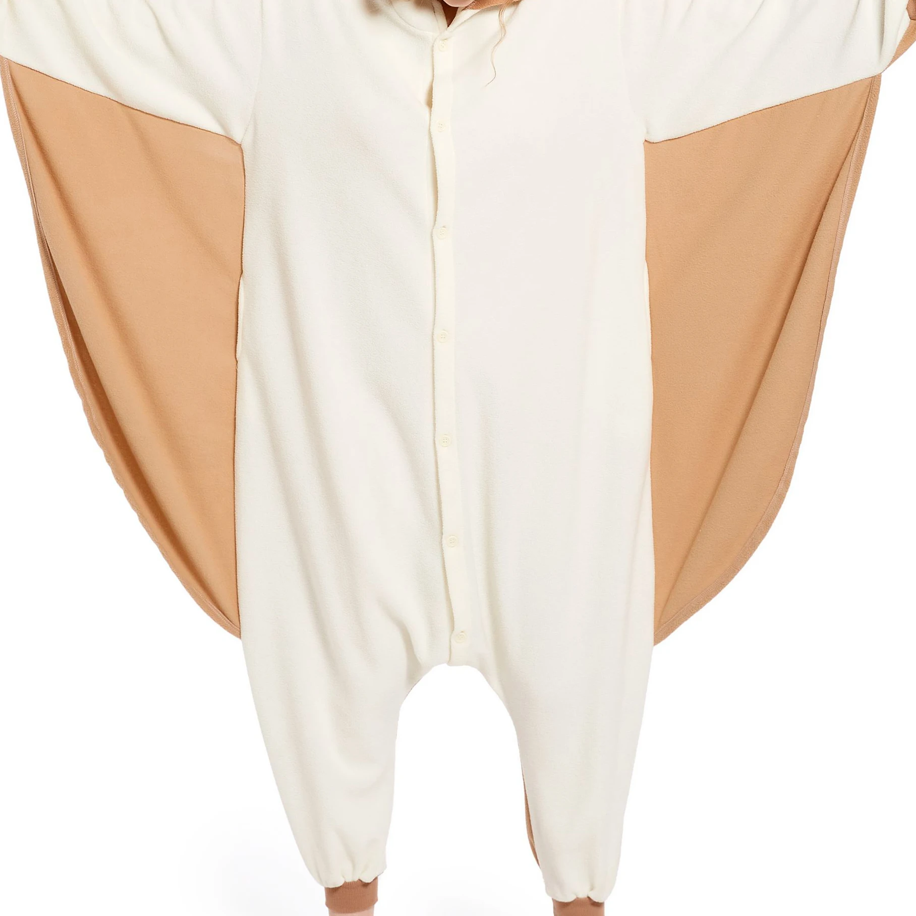 CANASOUR Flying Squrriel Costume One-Piece Pajamas For Adults  Women Soft Homewear Halloween Christmas Cosplay Sleepwear Pyjama