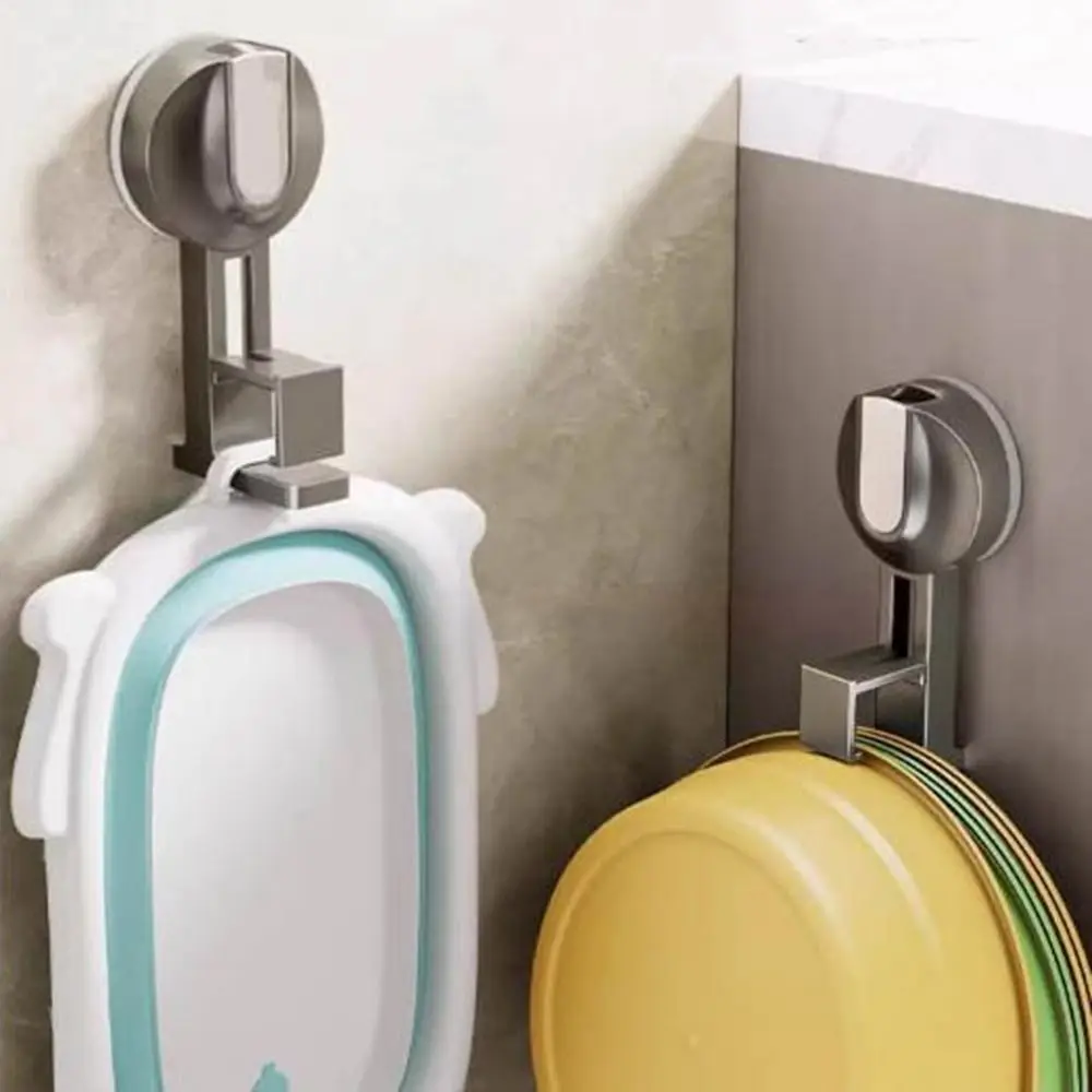 2 adet Plastik Vantuz Havza Kanca Duvara Monte Yumruksuz Lavabo Depolama Rafı Ayarlanabilir Yerden Tasarruflu Lavabo Kanca