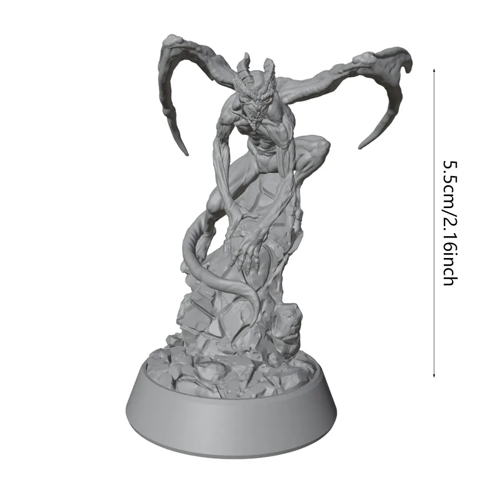 Miniatura de resina 55 mm para rol y coleccionismo – Sin pintar - imagen 3