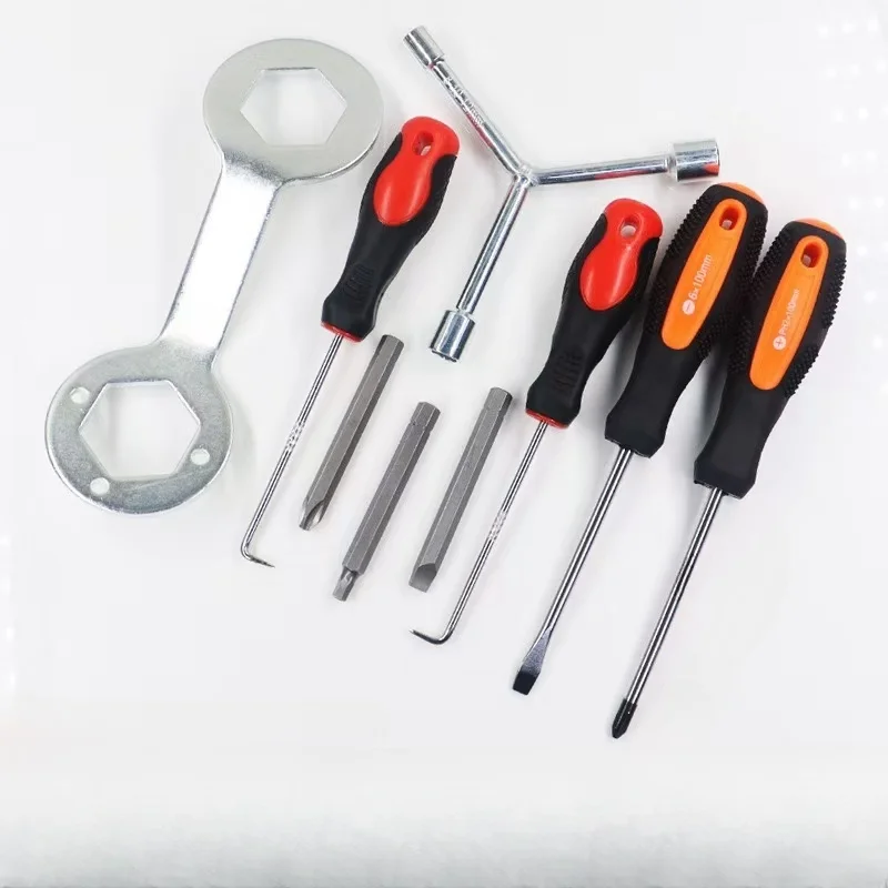 

Washing machine disassembly tool, pulsator washing machine disassembly and cleaning tool set