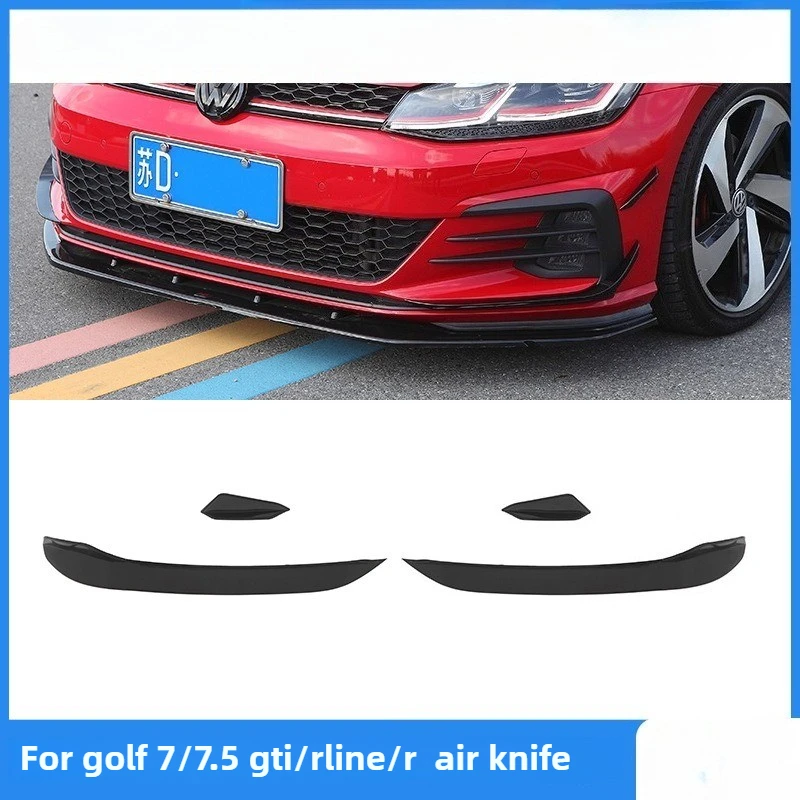 

Suitable for Volkswagen Golf 7 7.5GTI Rline R front bumper blade trim RZ wind blade