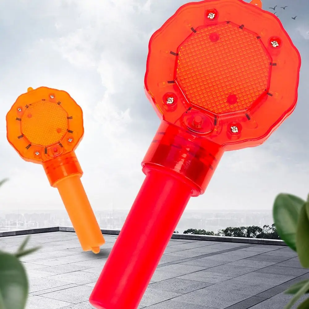Red Plum Blossom Warning Light Handheld Universal Traffic Safety Signal Beacon Safety Portable LED Strobe Light Engineering