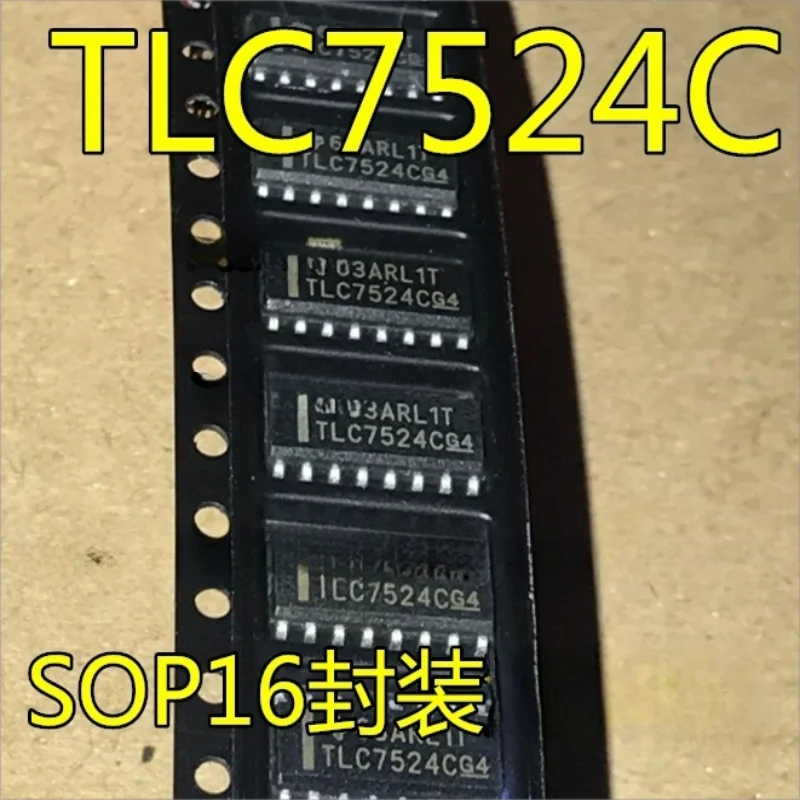 

10PCS IC integrated circuit TLC7524C TLC7524CDR SOP16 D-A converter parallel 8-bit chip