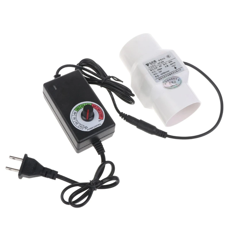 Imagem -04 - Velocidade Ajustável Exaustão Ventilador Polegada 50 mm Ventilação Exaustão Impulsionador Ventilador para Casa Estimação Cozinha N16 22 Dropship 12v