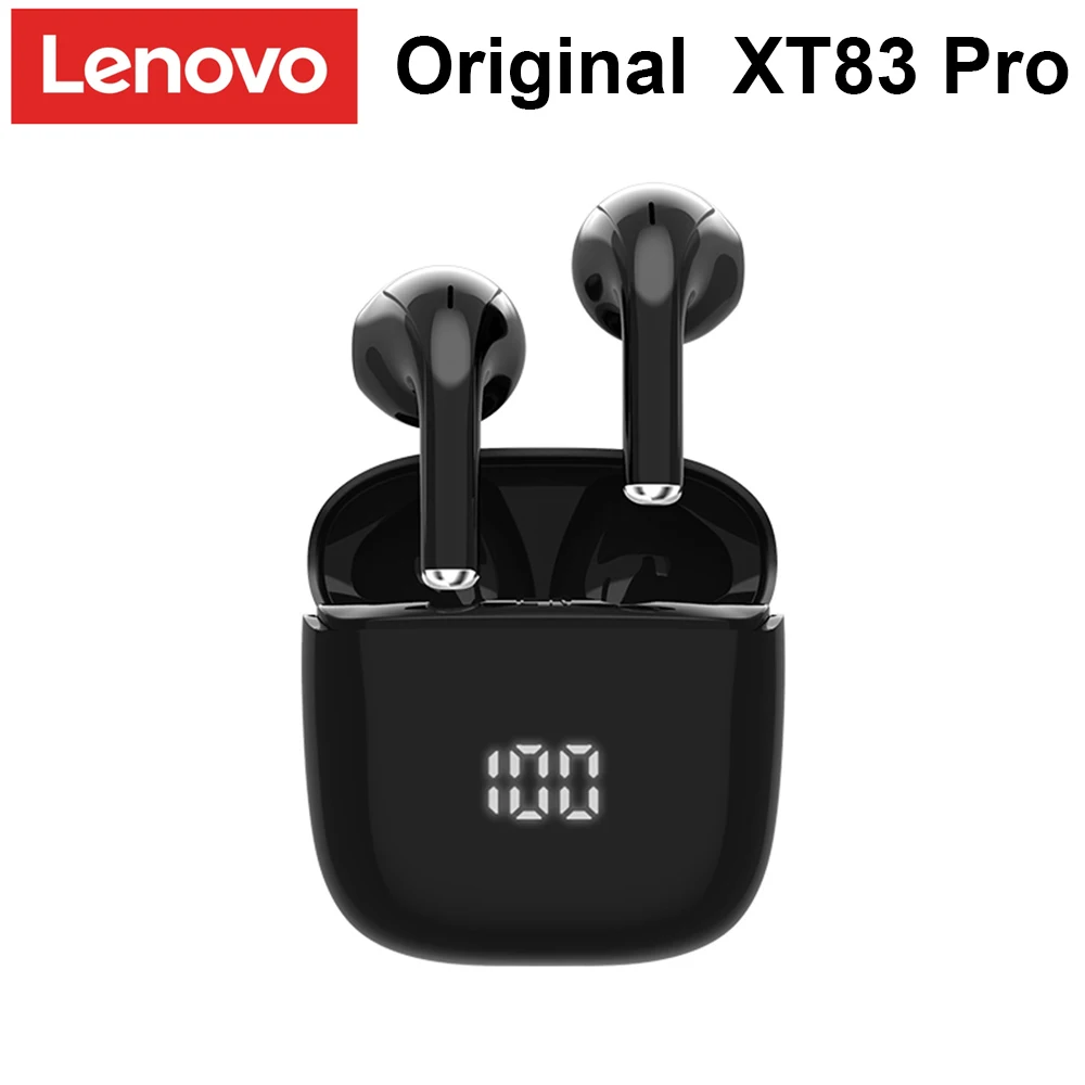 

Original Lenovo XT83 Pro Wireless Bluetooth 5.1 Earphones LED Display Bluetooth Headphones With Dual Mics Touch Control Headsets