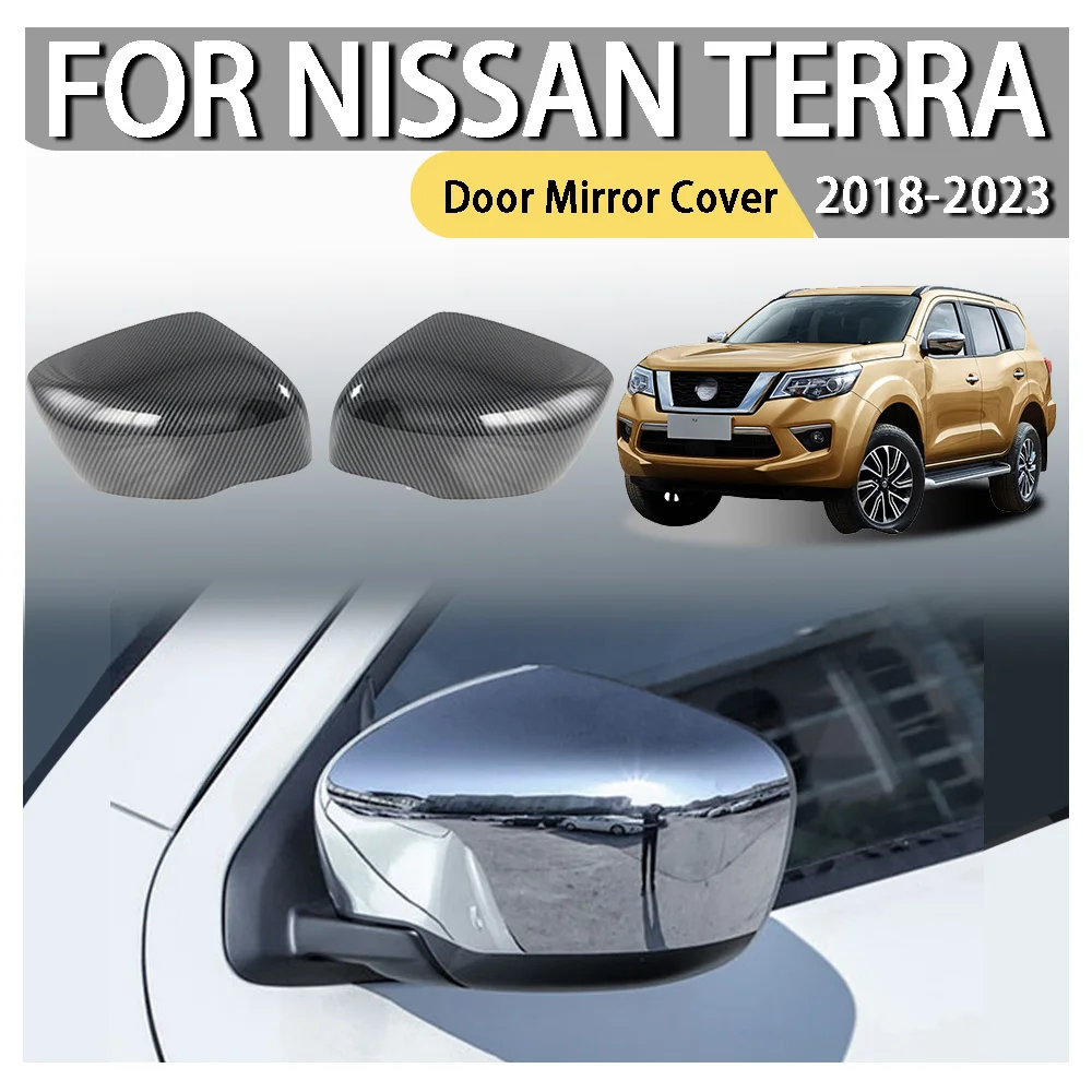 

Крышка дверного зеркала для Nissan Terra 2018 2019 2020 2021 2022 2023, украшение автомобиля, обновление автомобиля, аксессуары для автомобилей, Стайлинг автомобиля
