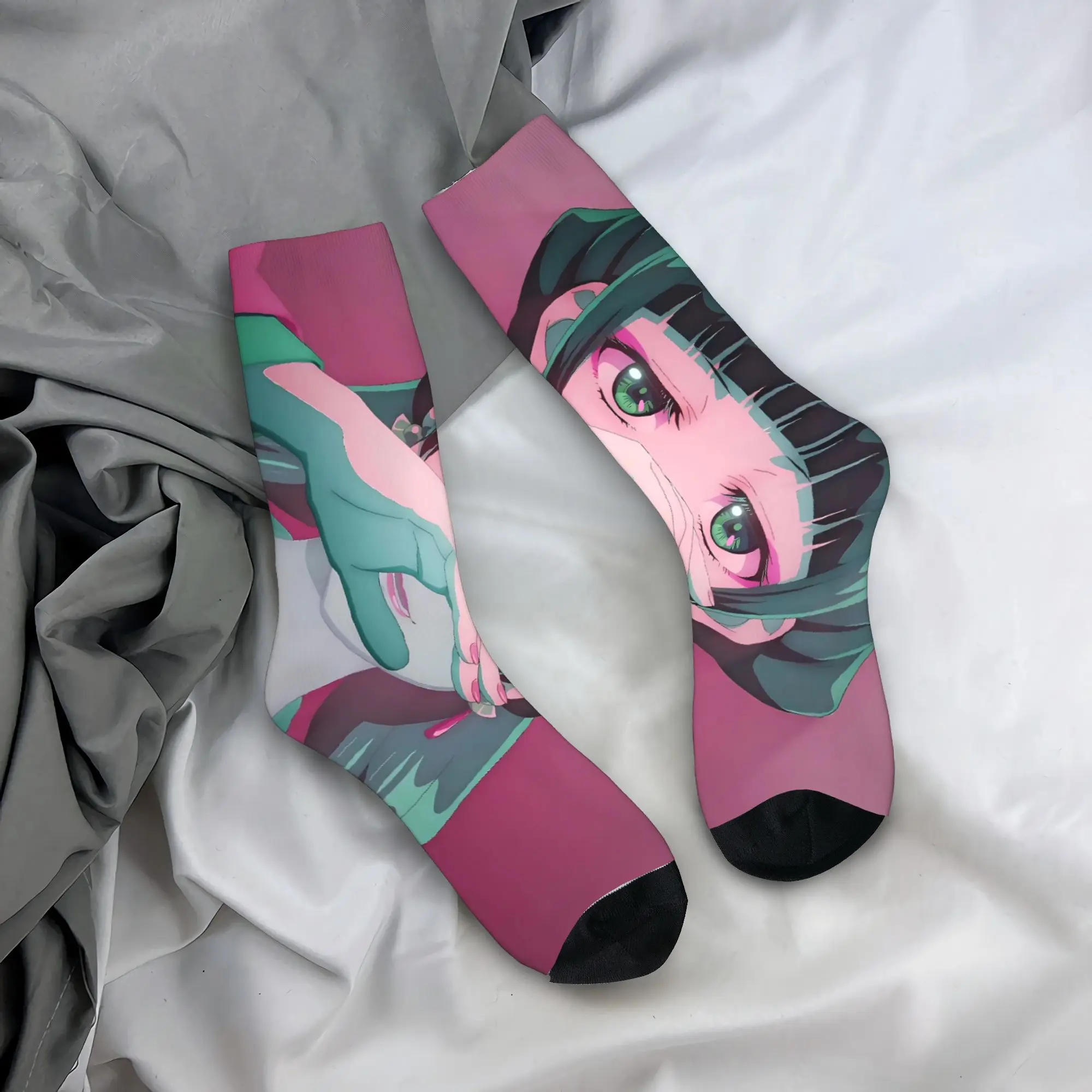 

The Apothecary Diaries Maomao Stockings Custom Funny Socks Autumn Anti Sweat Socks Adults Men Cycling Comfortable Socks