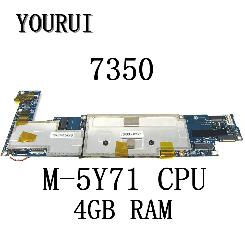 

LA-B331P For dell Latitude 13 7350 Laptop Motherboard with M-5Y71 CPU 4GB RAM CN-0XR25W 0XR25W Mainboard