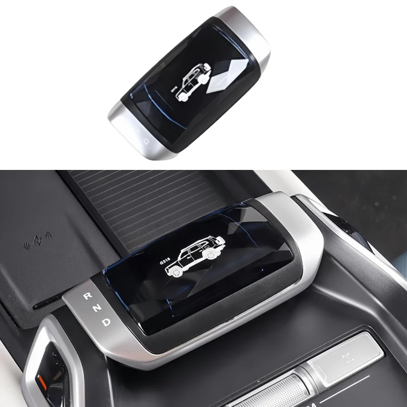 Car Crystal Gear Shift Knob Fit for Deepal G318 2024 Modified Auto Luminous Shift Handle Gear Shift Handle Interior Accessories